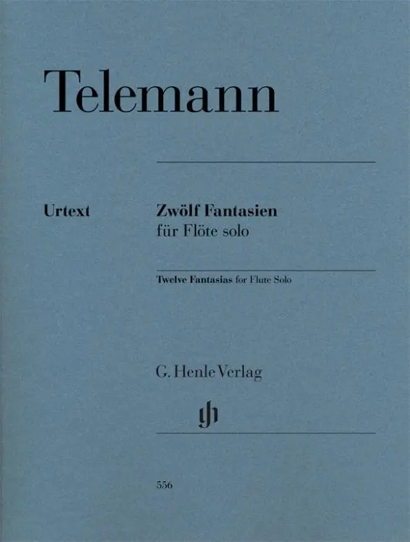 Cover: 9790201805566 | Zwölf Fantasien für Flöte solo TWV 40:2-13 | Georg Philipp Telemann