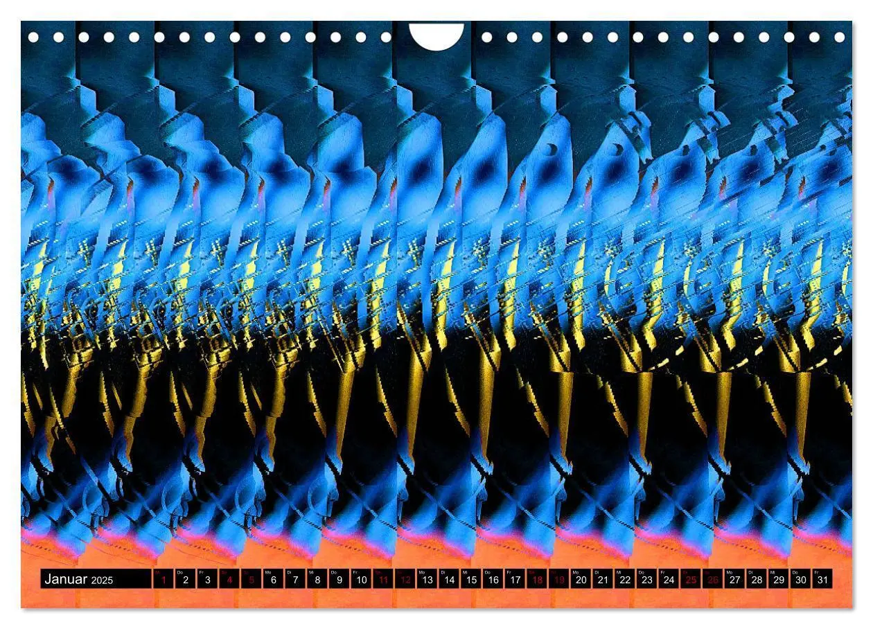 Bild: 9783435005666 | Magische Bilder - 3D Illusionen (Wandkalender 2025 DIN A4 quer),...