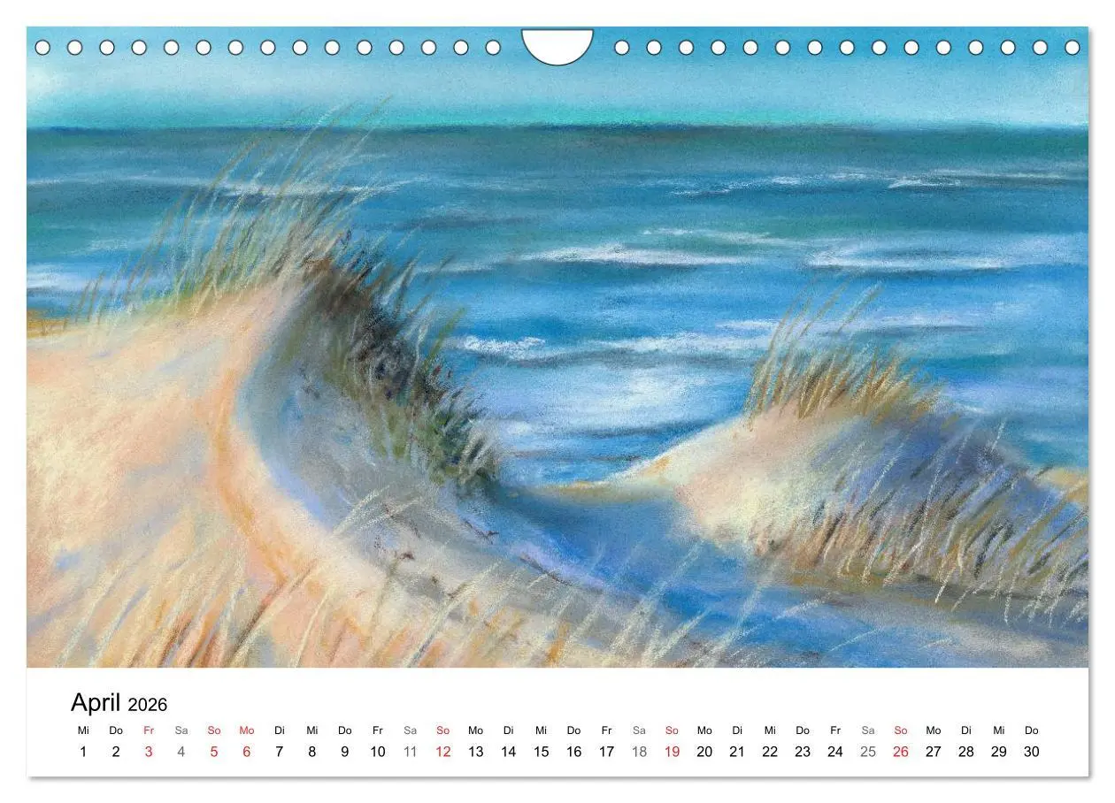 Bild: 9783457955666 | Das Meer in Pastellkreide (Wandkalender 2026 DIN A4 quer), CALVENDO...