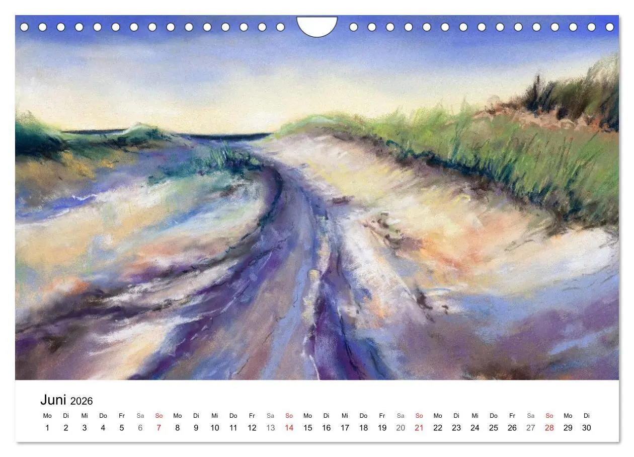 Bild: 9783457955666 | Das Meer in Pastellkreide (Wandkalender 2026 DIN A4 quer), CALVENDO...