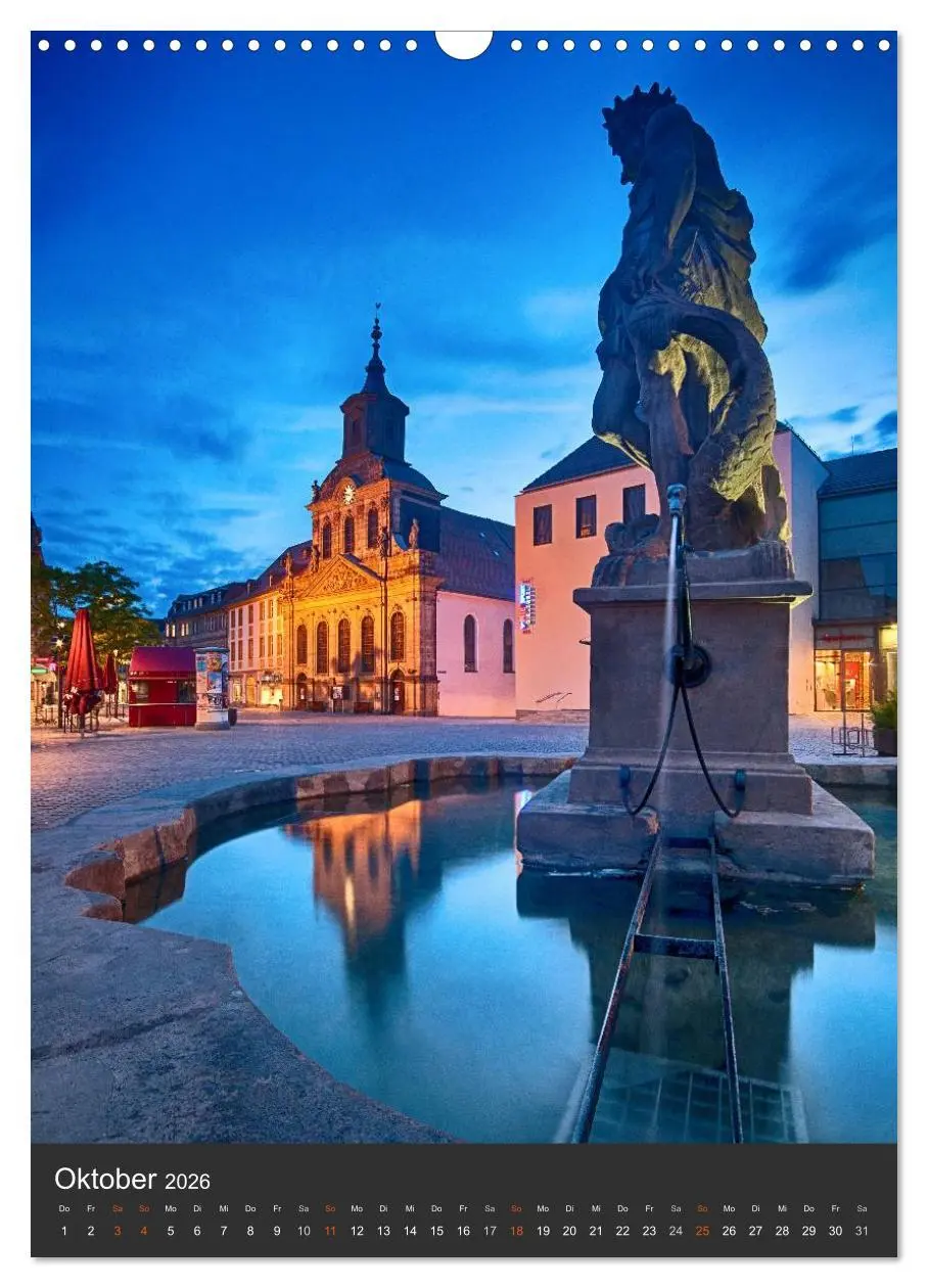 Bild: 9783516425666 | Bayreuth 2026 (Wandkalender 2026 DIN A3 hoch), CALVENDO Monatskalender