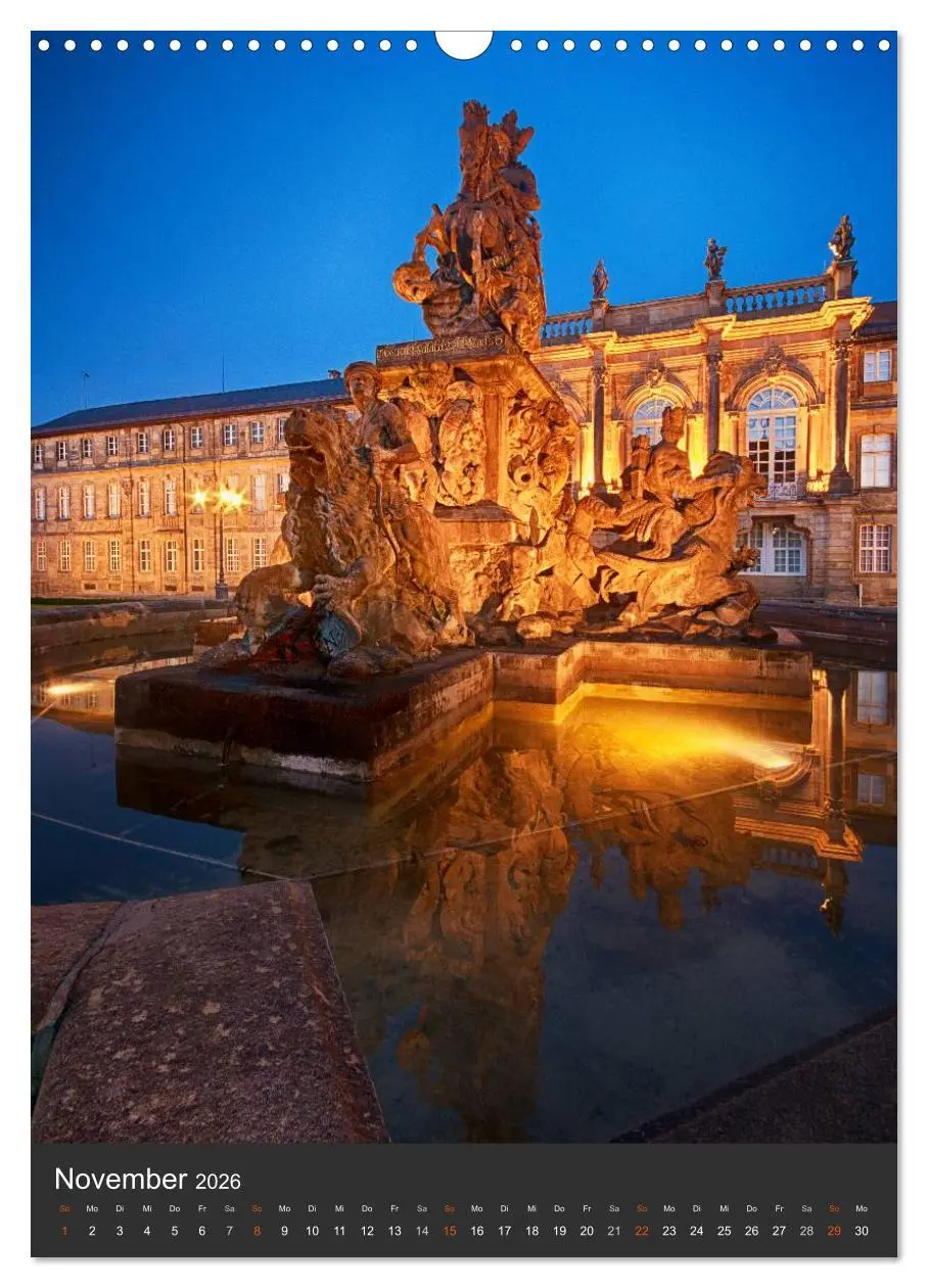 Bild: 9783516425666 | Bayreuth 2026 (Wandkalender 2026 DIN A3 hoch), CALVENDO Monatskalender
