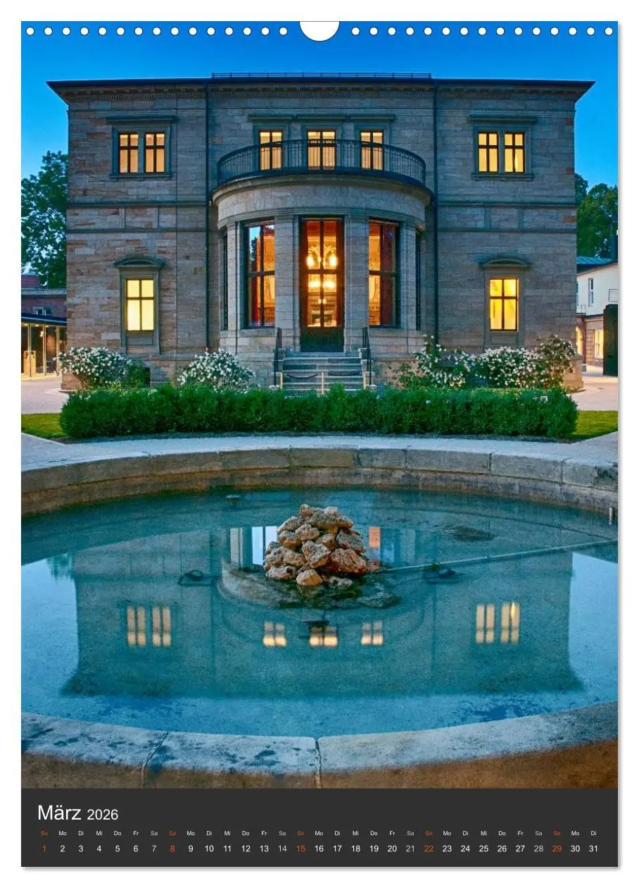 Bild: 9783516425666 | Bayreuth 2026 (Wandkalender 2026 DIN A3 hoch), CALVENDO Monatskalender