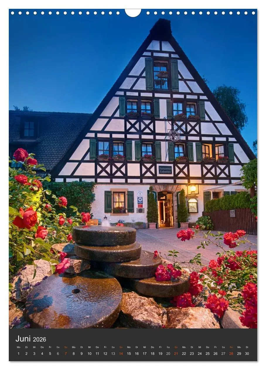 Bild: 9783516425666 | Bayreuth 2026 (Wandkalender 2026 DIN A3 hoch), CALVENDO Monatskalender