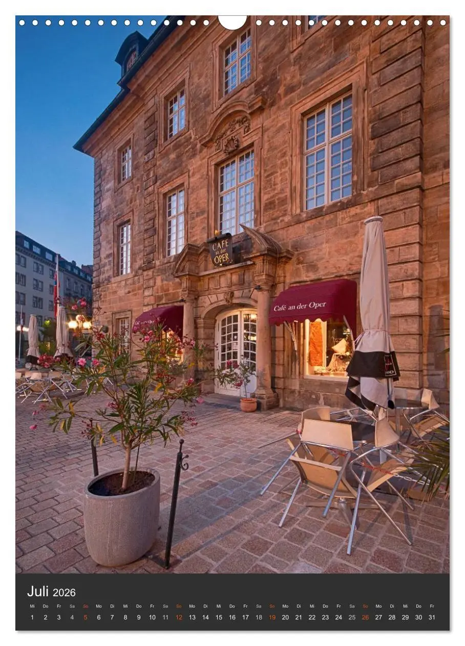 Bild: 9783516425666 | Bayreuth 2026 (Wandkalender 2026 DIN A3 hoch), CALVENDO Monatskalender