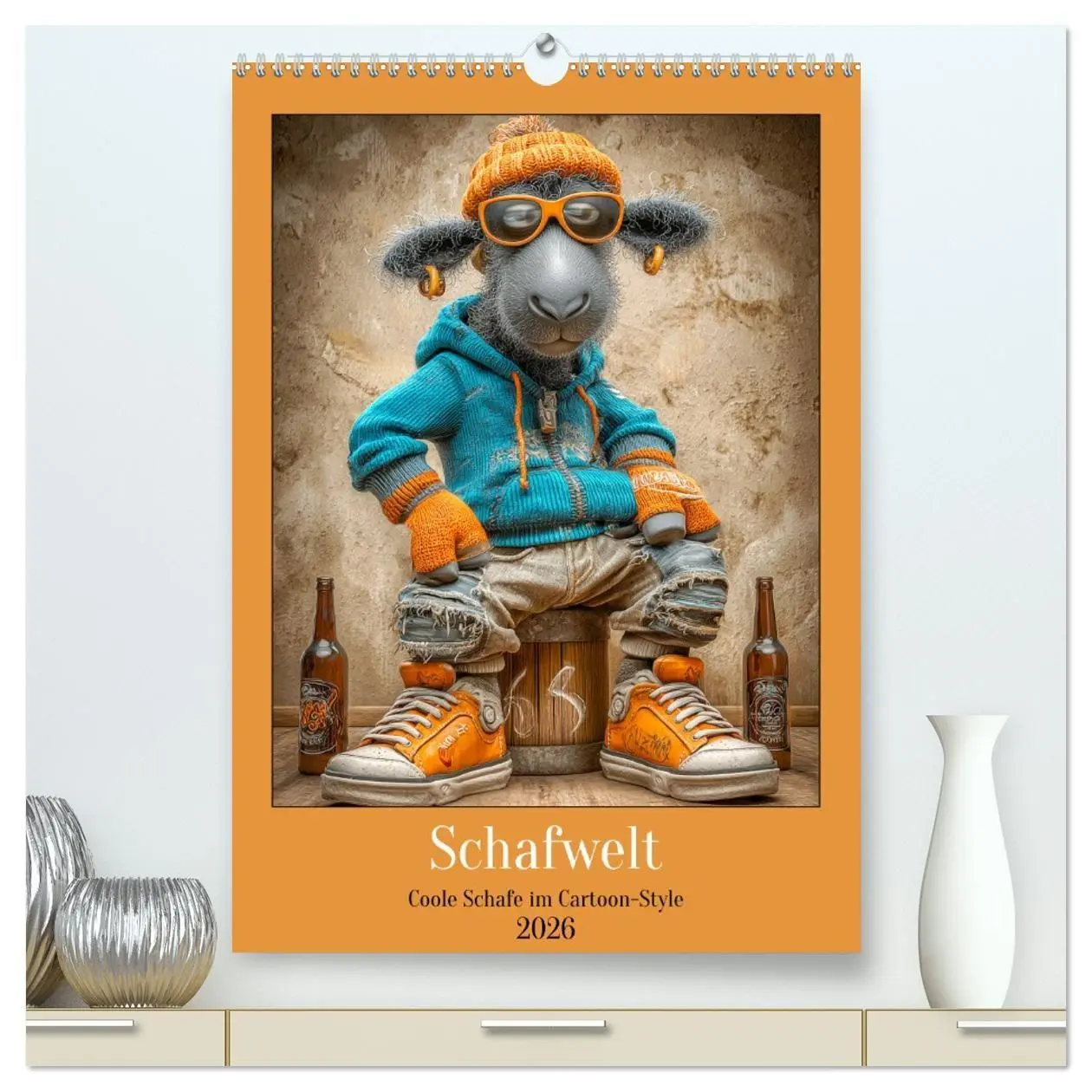Cover: 9783516735666 | Schafwelt. Coole Schafe im Cartoon-Style (hochwertiger Premium...