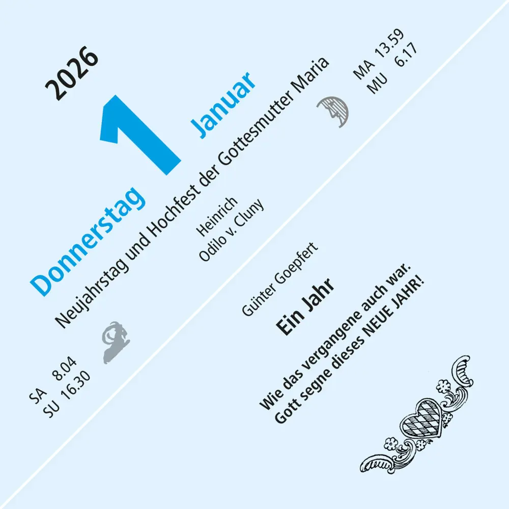 Bild: 9783938575666 | Turmschreiber Tageskalender 2026 | Witz und Weisheit aus Bayern | 2026