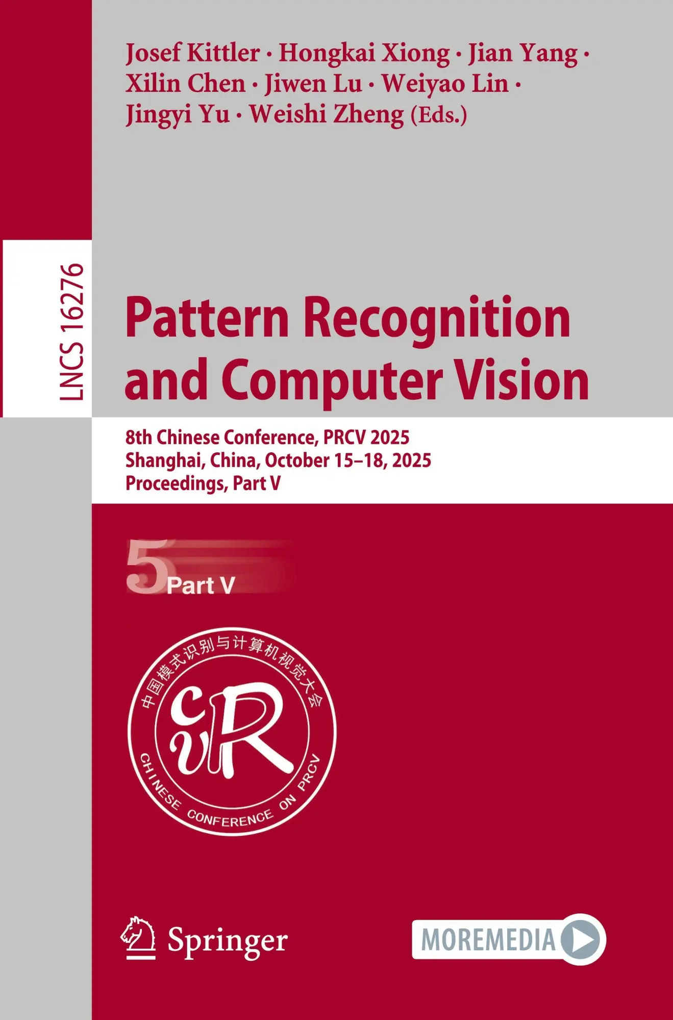 Pattern Recognition and Computer Vision | preigu