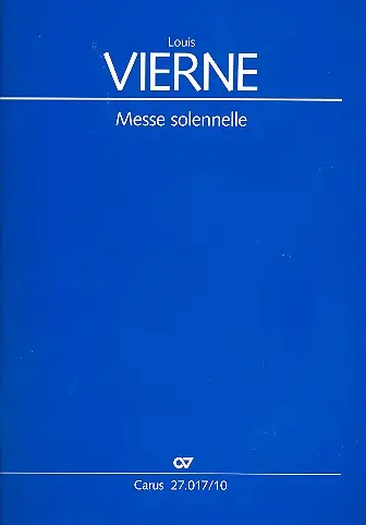 Cover: 9790007095666 | Messe solennelle en ut dièse mineur | SATB and 2 Organs - Partitur