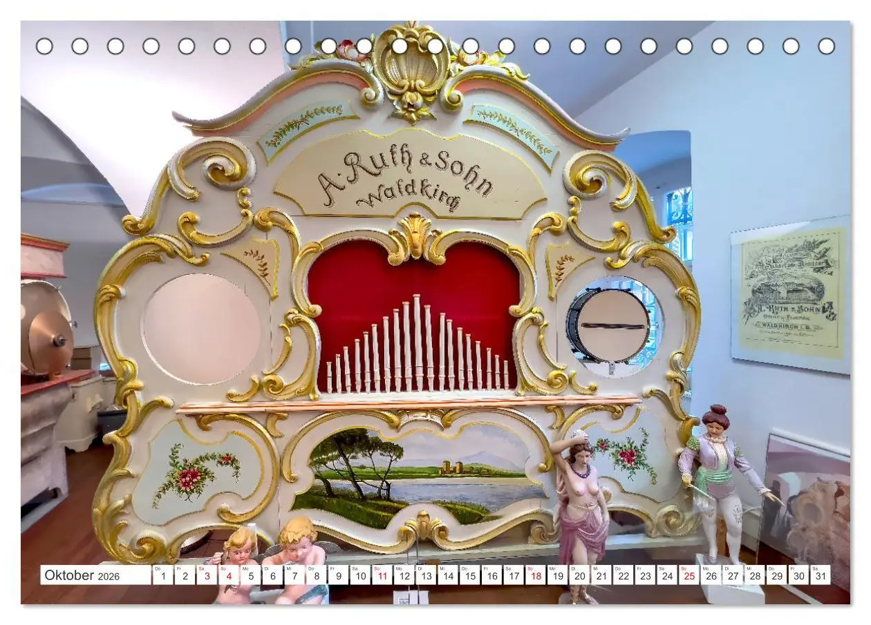 Bild: 9783457255766 | Selbstspielende Musikinstrumente (Tischkalender 2026 DIN A5 quer),...