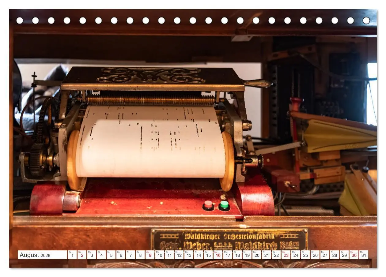 Bild: 9783457255766 | Selbstspielende Musikinstrumente (Tischkalender 2026 DIN A5 quer),...