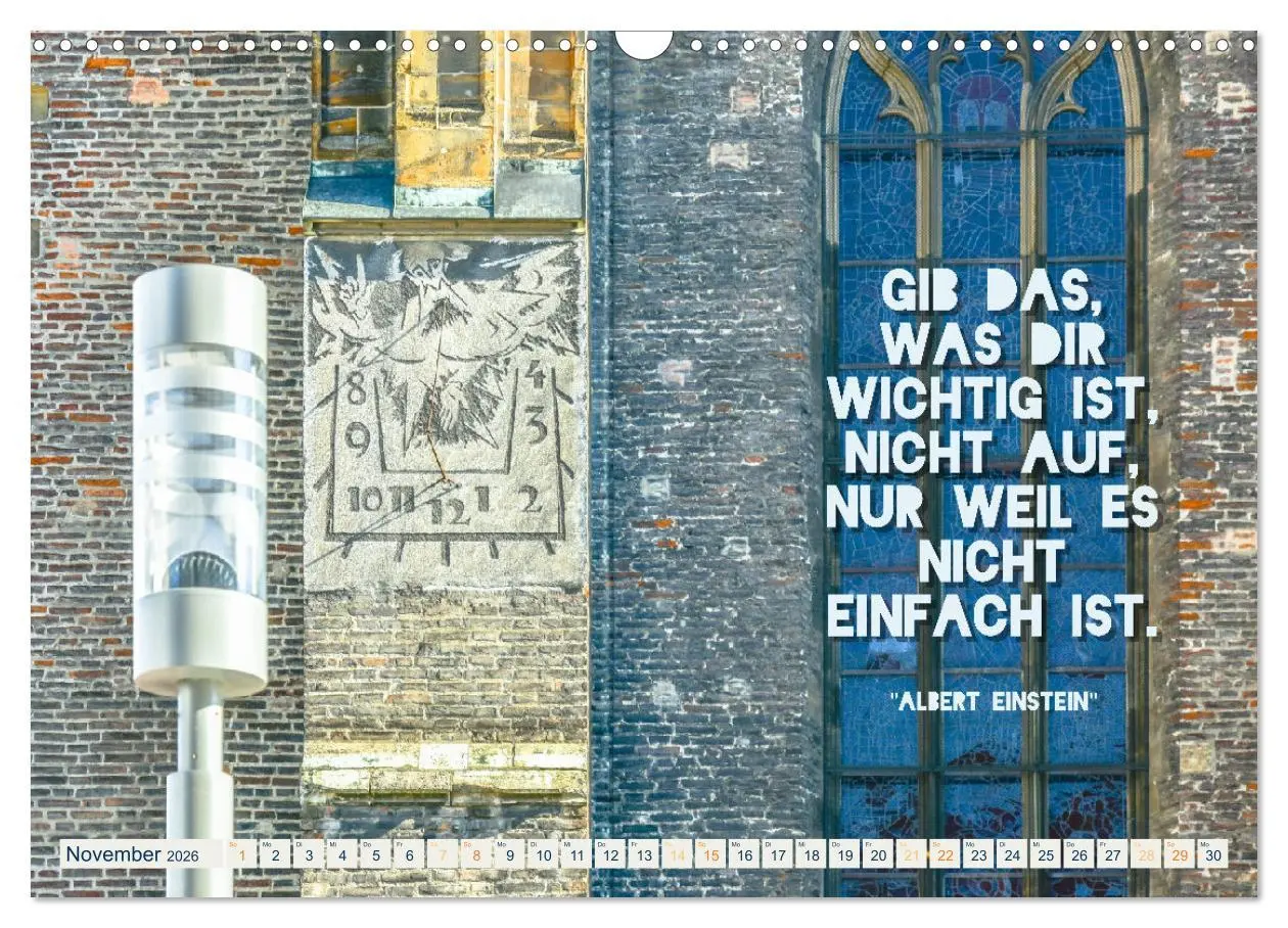 Bild: 9783457565766 | Ulmer Ansichten mit Zitaten von Albert Einstein (Wandkalender 2026...