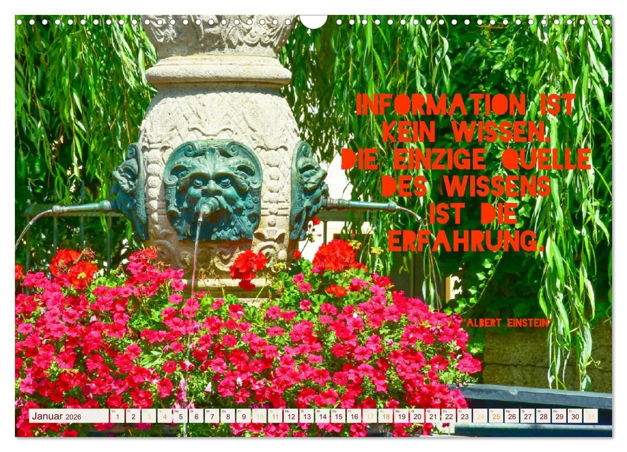 Bild: 9783457565766 | Ulmer Ansichten mit Zitaten von Albert Einstein (Wandkalender 2026...
