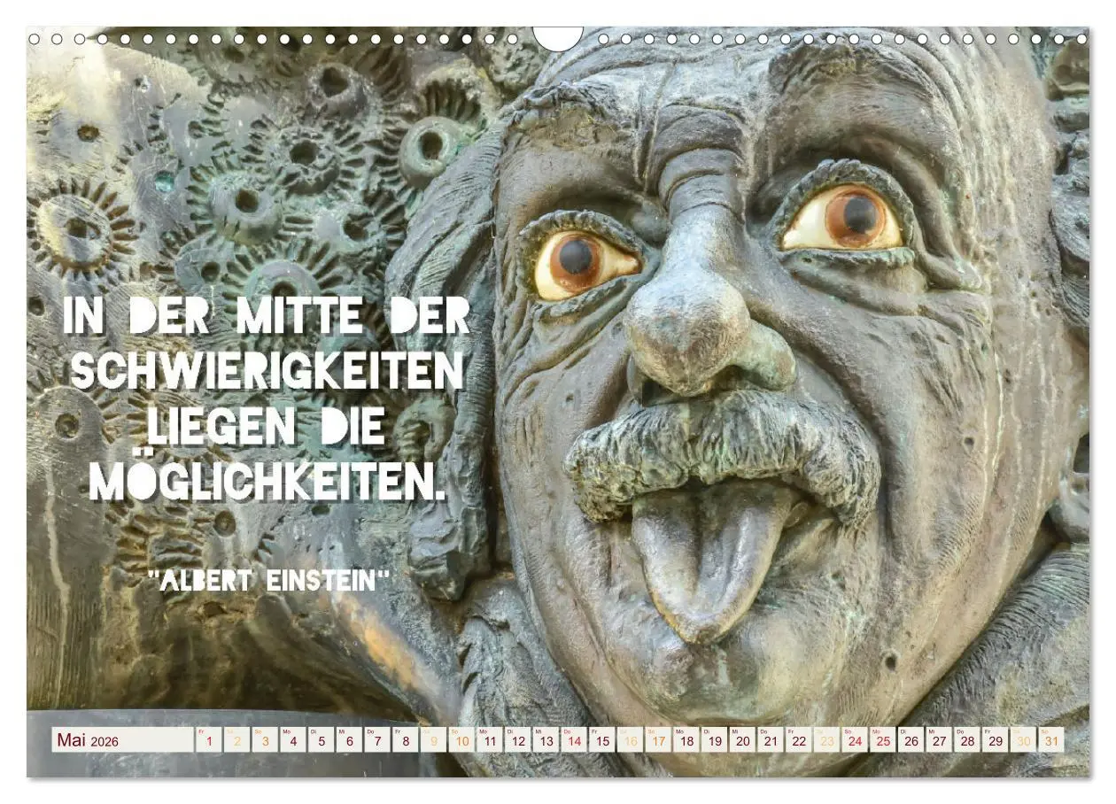 Bild: 9783457565766 | Ulmer Ansichten mit Zitaten von Albert Einstein (Wandkalender 2026...