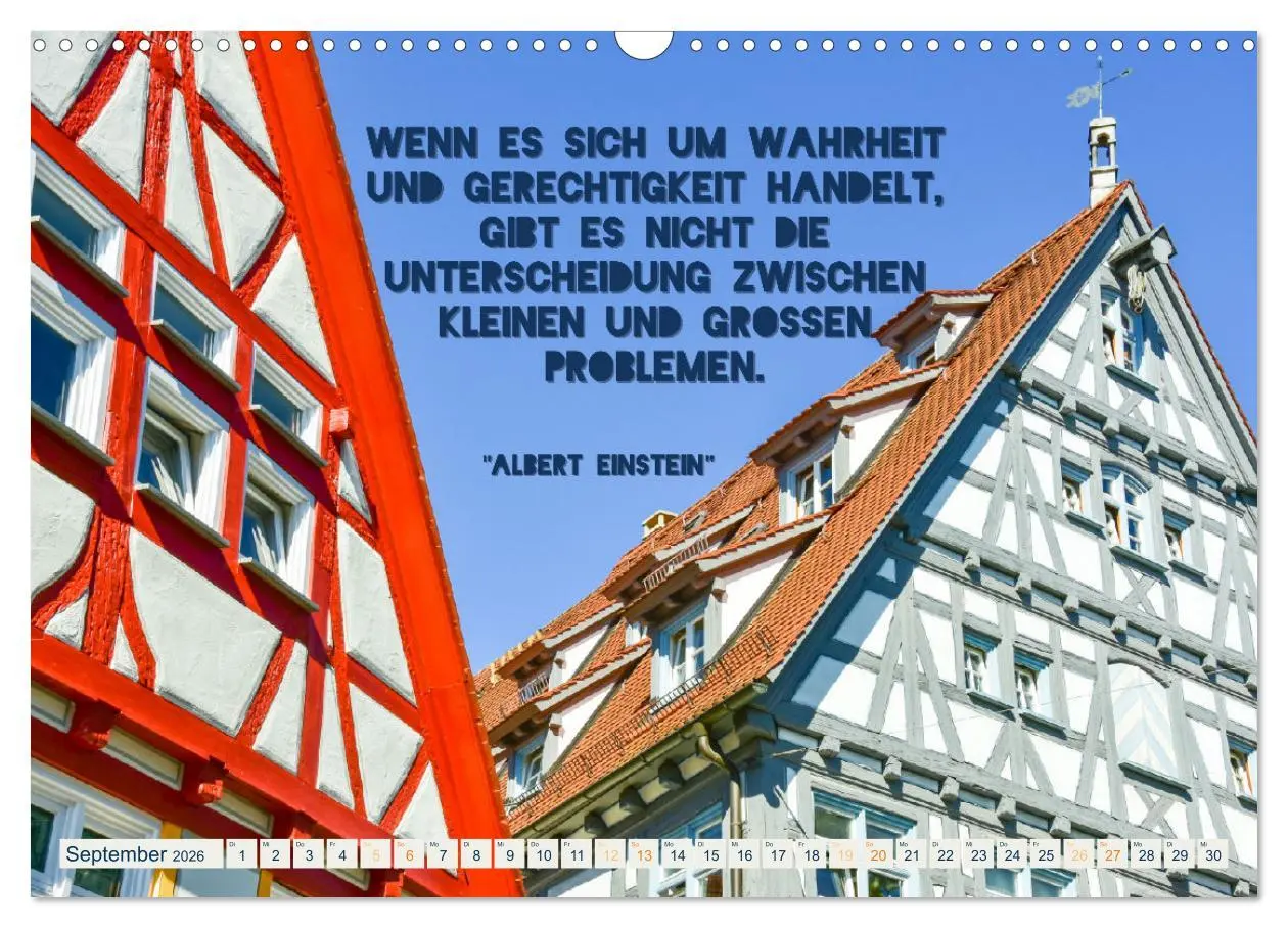 Bild: 9783457565766 | Ulmer Ansichten mit Zitaten von Albert Einstein (Wandkalender 2026...