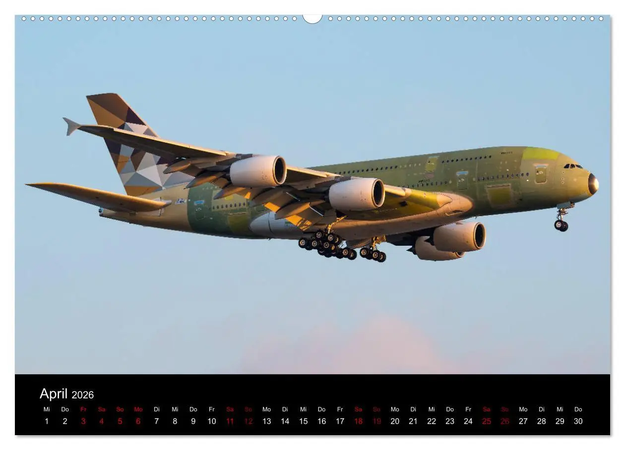 Bild: 9783457875766 | Leidenschaft Flugzeuge (Wandkalender 2026 DIN A2 quer), CALVENDO...