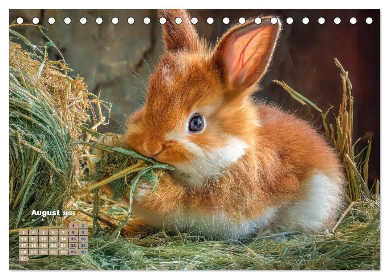 Bild: 9783516725766 | Kaninchenportraits - Szenen voller Charme (Tischkalender 2026 DIN...