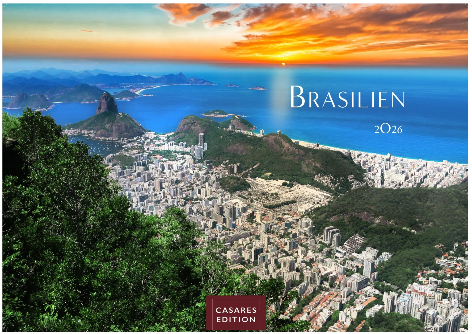 Cover: 9781835245866 | Brasilien 2026 L 35x50cm | Kalender | 14 S. | Deutsch | 2026