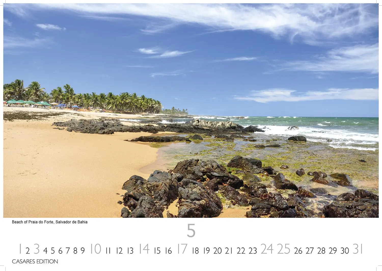 Bild: 9781835245866 | Brasilien 2026 L 35x50cm | Kalender | 14 S. | Deutsch | 2026