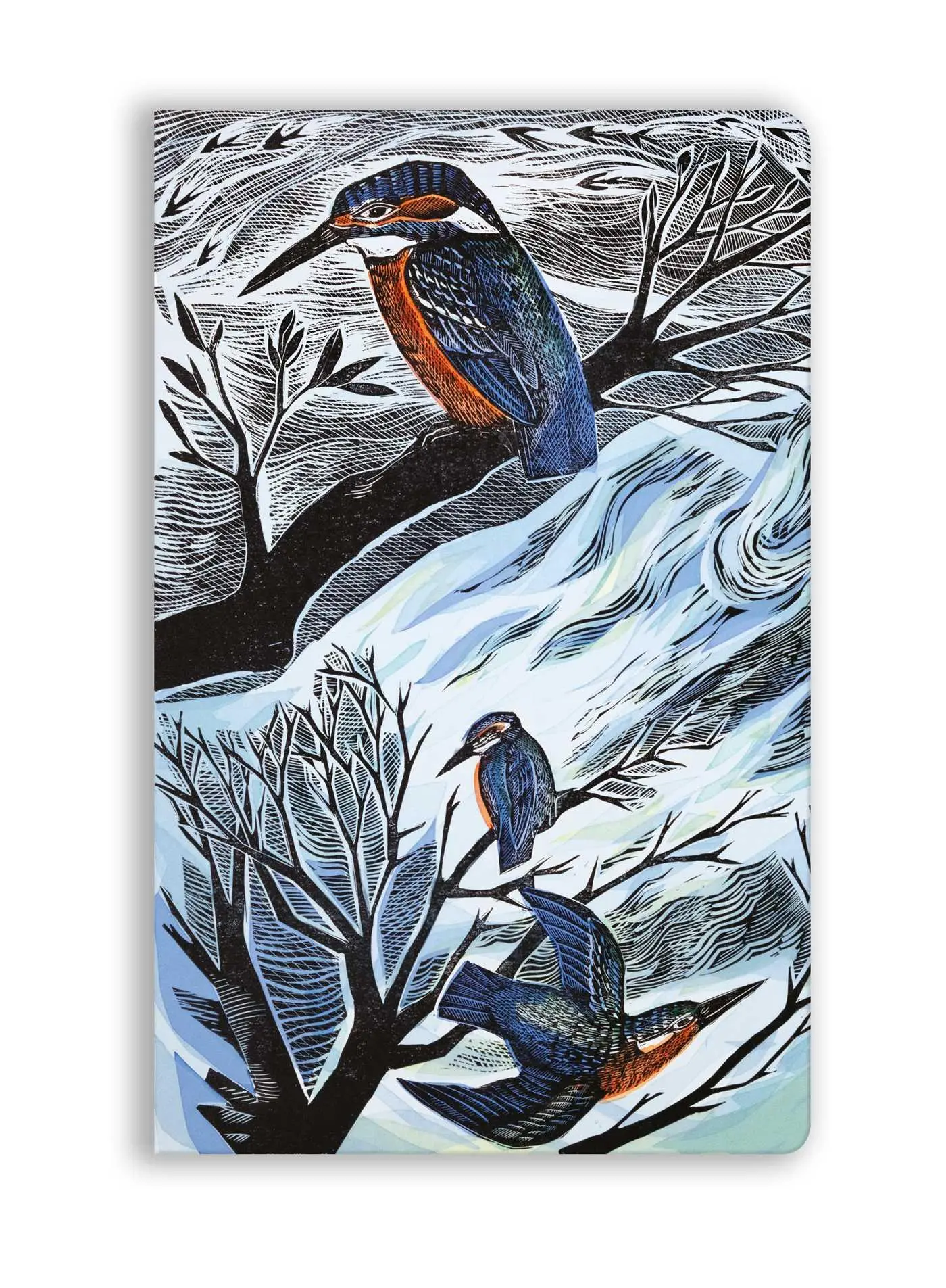 Cover: 9781835625866 | Premium Softcover Notizbuch: Angela Harding, Suffolk Eisvogel | 2025