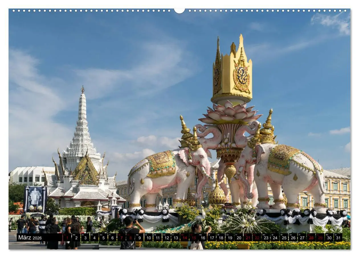 Bild: 9783457865866 | Bangkok - Thailand (Wandkalender 2026 DIN A2 quer), CALVENDO...