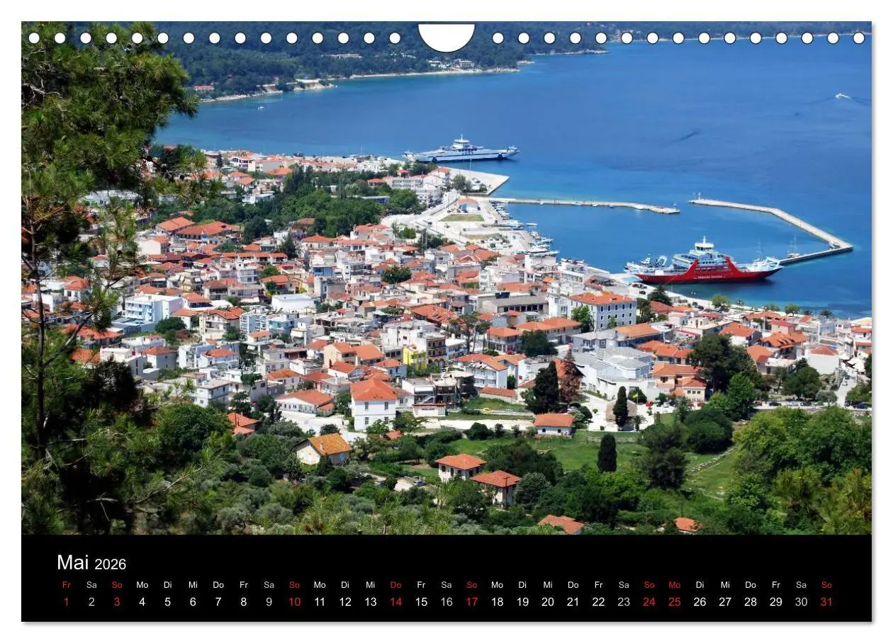 Bild: 9783516195866 | Griechenland - Insel Thassos (Wandkalender 2026 DIN A4 quer),...