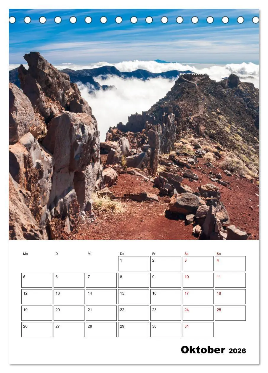 Bild: 9783516405866 | Wanderparadies La Palma (Tischkalender 2026 DIN A5 hoch), CALVENDO...