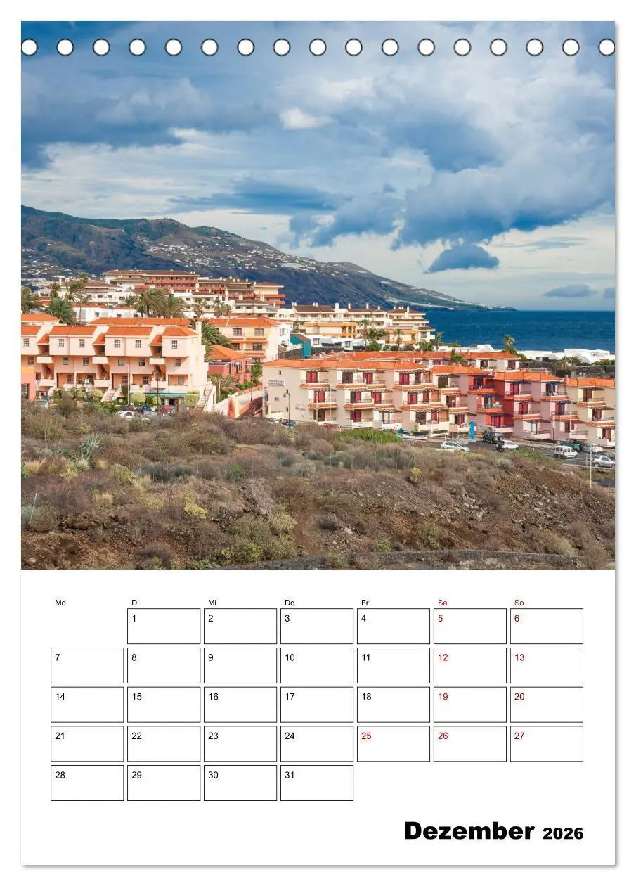 Bild: 9783516405866 | Wanderparadies La Palma (Tischkalender 2026 DIN A5 hoch), CALVENDO...