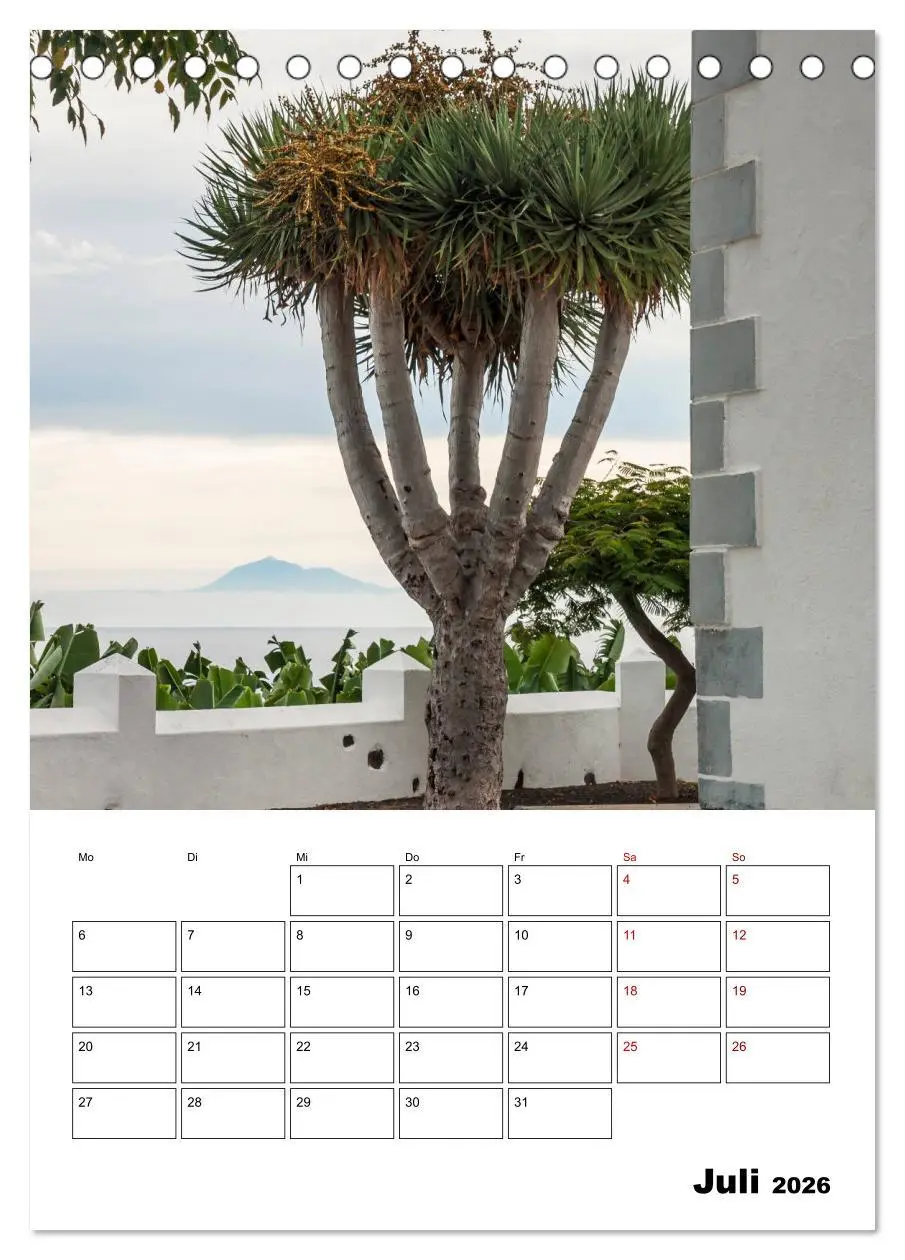 Bild: 9783516405866 | Wanderparadies La Palma (Tischkalender 2026 DIN A5 hoch), CALVENDO...