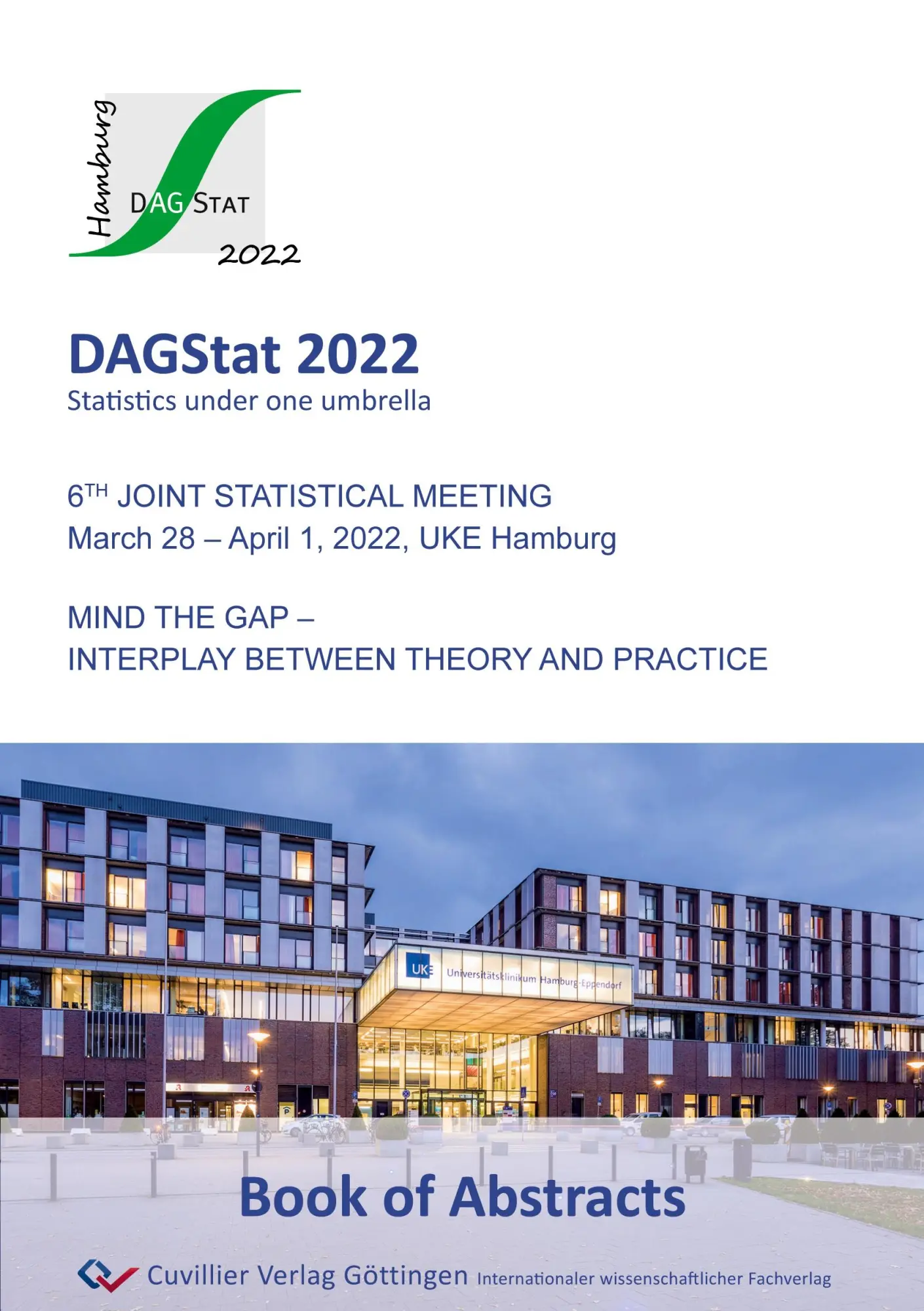 Cover: 9783736975866 | DAGStat 2022 | Book of Abstracts | DAGStat | Taschenbuch | 192 S.