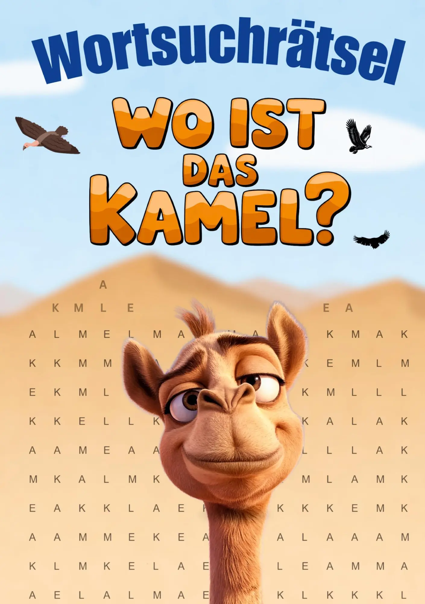 Cover: 9783759295866 | Wortsuchrätsel - Wo ist das Kamel? | Mindy-Anna Stones | Taschenbuch