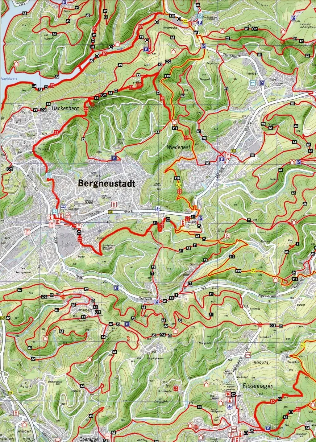 Bild: 9783936405866 | Naturpark Bergisches Land 1:25.000 | (Land-)Karte | Deutsch | 2024