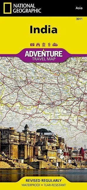 Cover: 9781566955966 | India Map | National Geographic Maps | (Land-)Karte | Karte/Landkarte