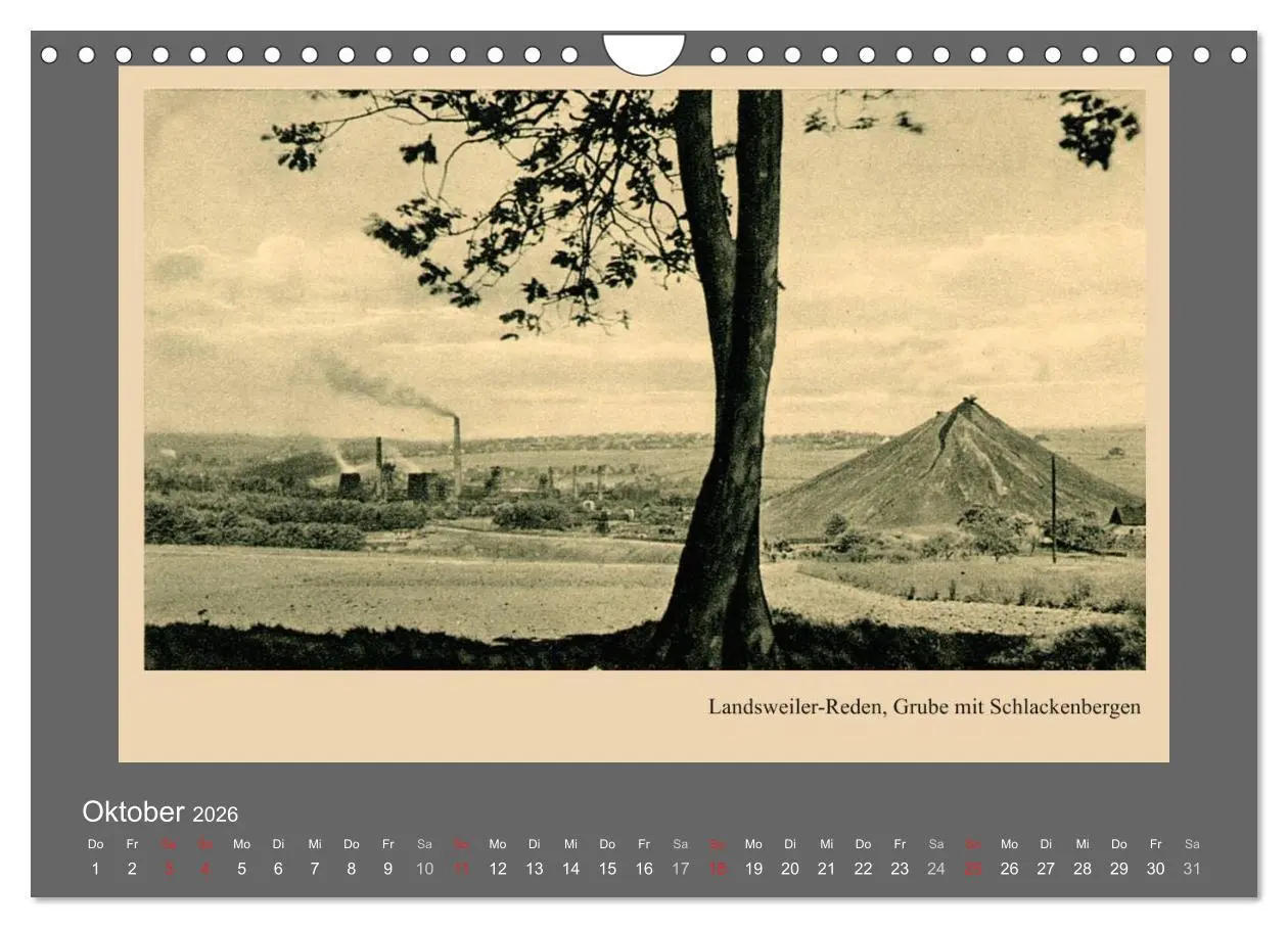 Bild: 9783516015966 | Saarland - vunn domols (frieher), Industrieanlagen (Wandkalender...