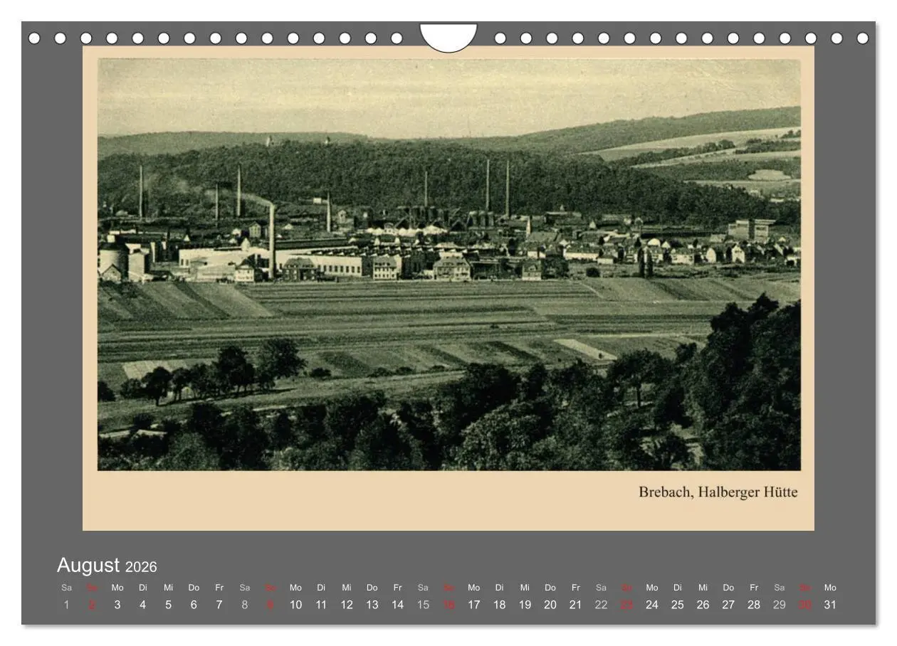 Bild: 9783516015966 | Saarland - vunn domols (frieher), Industrieanlagen (Wandkalender...