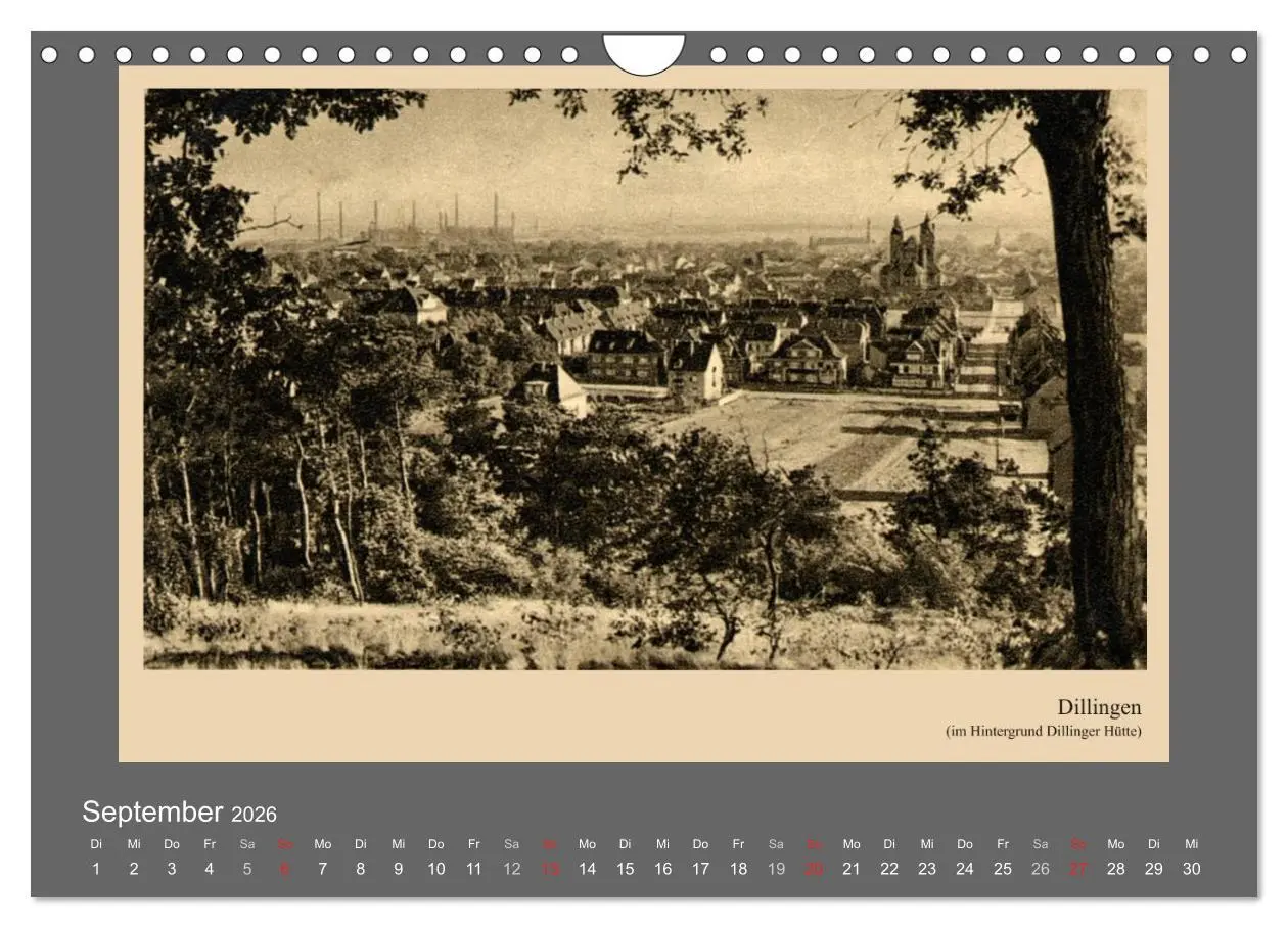 Bild: 9783516015966 | Saarland - vunn domols (frieher), Industrieanlagen (Wandkalender...