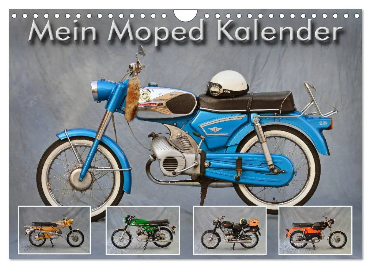 Cover: 9783457676066 | Mein Moped Kalender (Wandkalender 2026 DIN A4 quer), CALVENDO...
