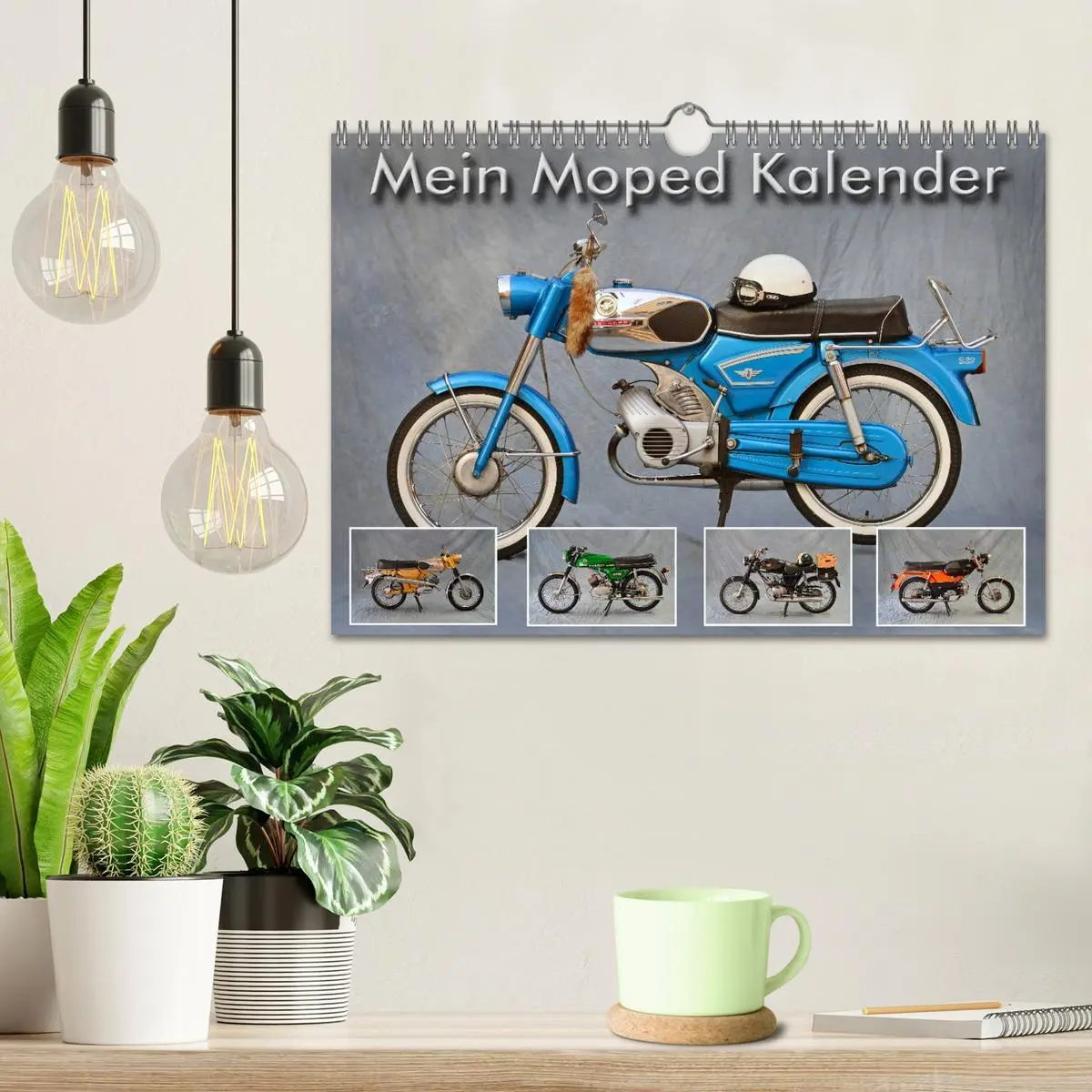 Bild: 9783457676066 | Mein Moped Kalender (Wandkalender 2026 DIN A4 quer), CALVENDO...
