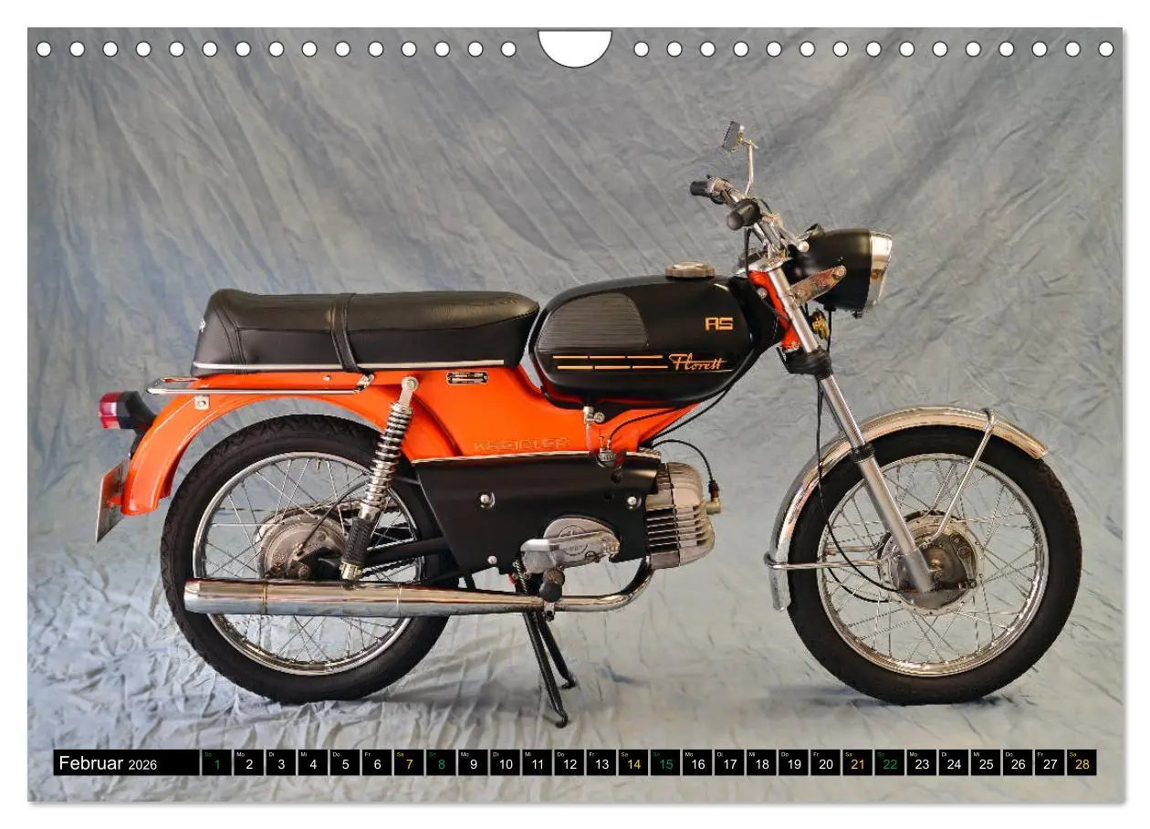 Bild: 9783457676066 | Mein Moped Kalender (Wandkalender 2026 DIN A4 quer), CALVENDO...
