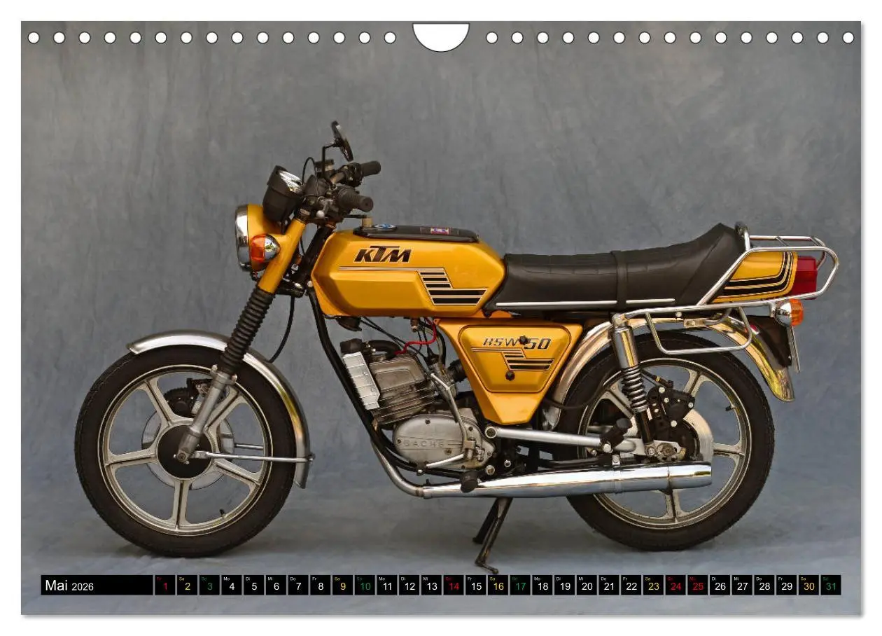 Bild: 9783457676066 | Mein Moped Kalender (Wandkalender 2026 DIN A4 quer), CALVENDO...