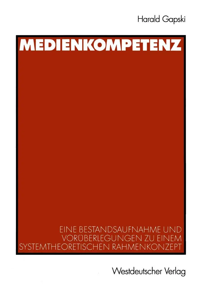 Cover: 9783531136066 | Medienkompetenz | Harald Gapski | Taschenbuch | 336 S. | Deutsch