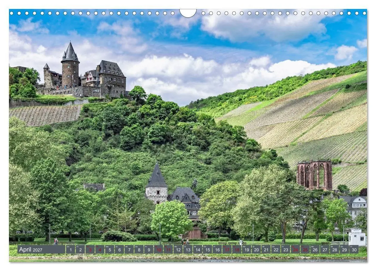 Bild: 9783569786066 | Burgen der Rheinromantik (Wandkalender 2027 DIN A3 quer), CALVENDO...