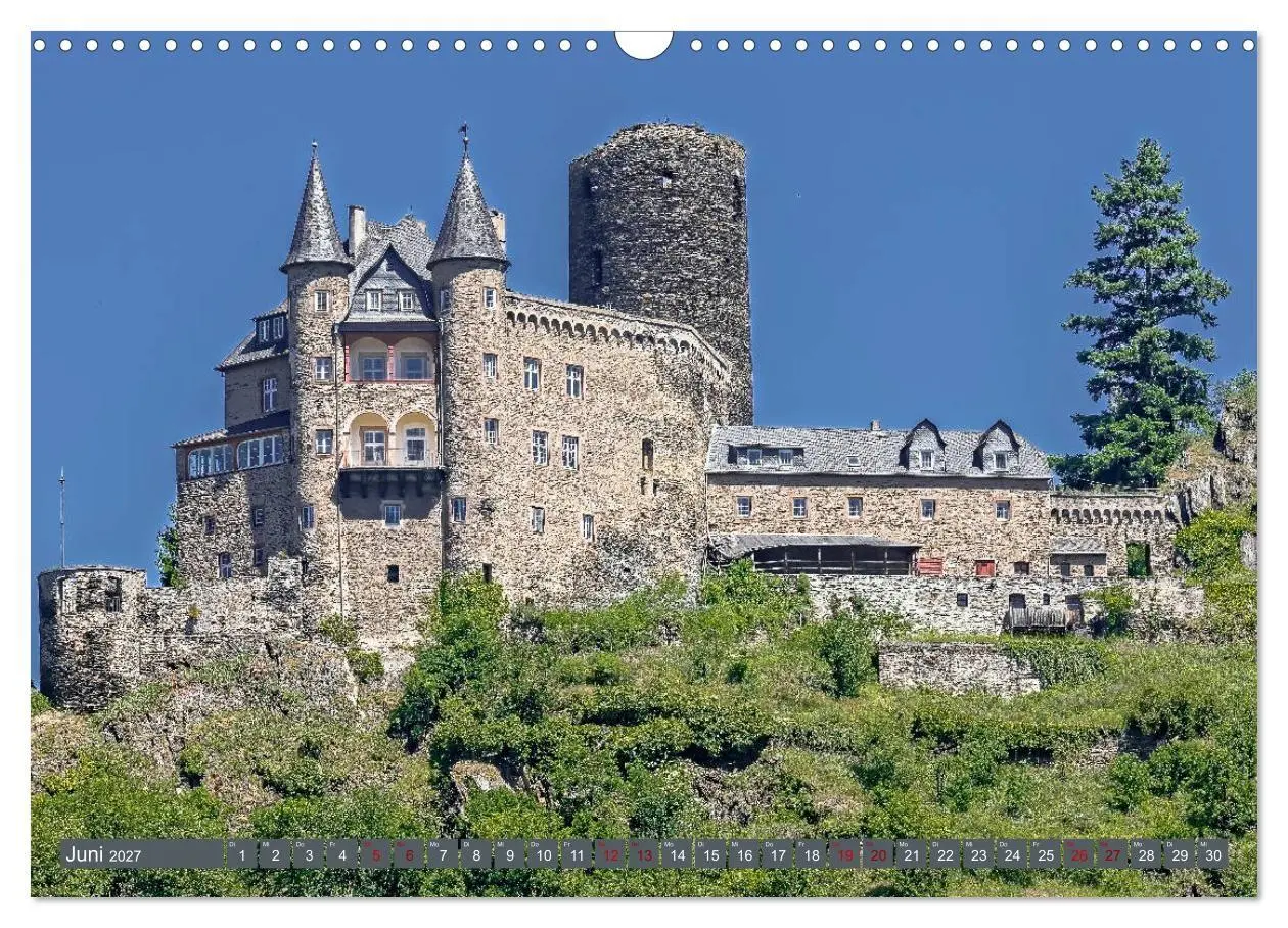 Bild: 9783569786066 | Burgen der Rheinromantik (Wandkalender 2027 DIN A3 quer), CALVENDO...