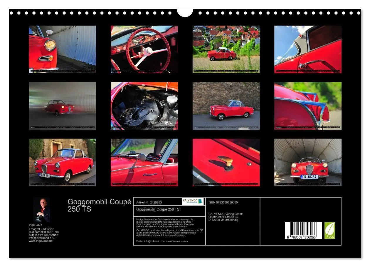 Bild: 9783569856066 | Goggomobil Coupè 250 TS (Wandkalender 2027 DIN A3 quer), CALVENDO...