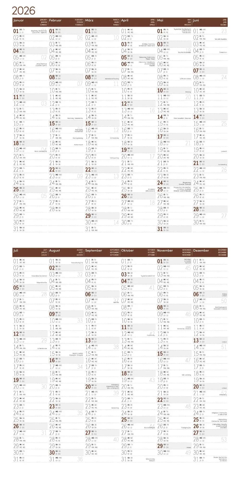 Bild: 9783838446066 | Otter Broschürenkalender 2026 - 30x30 - Art12 | GmbH | Kalender | 2026