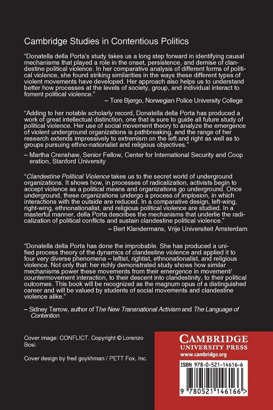 Rückseite: 9780521146166 | Clandestine Political Violence | Donatella Della Porta | Taschenbuch