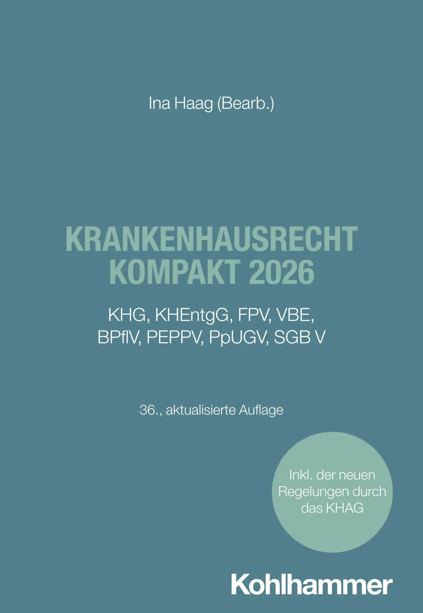 Cover: 9783170466166 | Krankenhausrecht kompakt 2026 | Taschenbuch | VIII | Deutsch | 2026