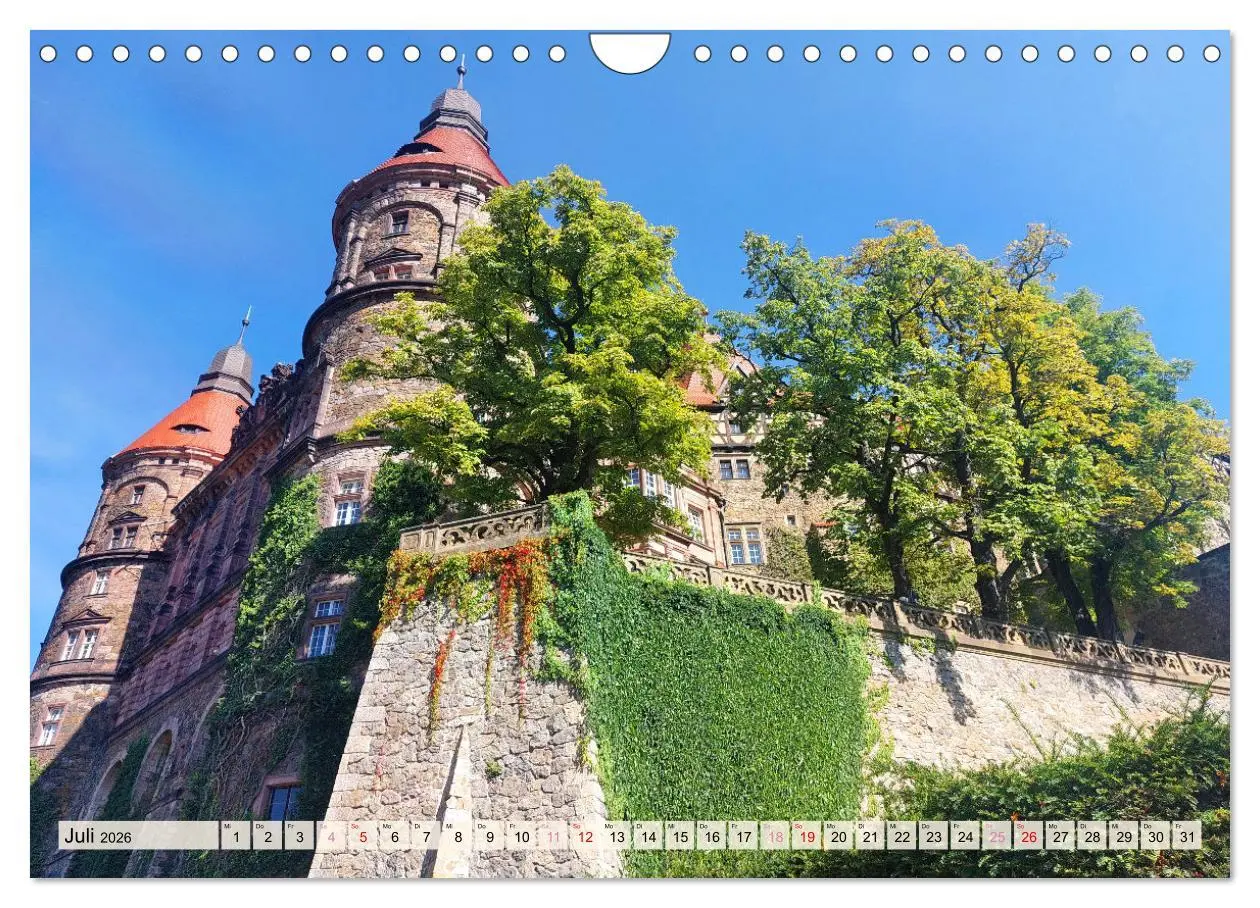 Bild: 9783457356166 | Schloss Fürstenstein in Polen (Wandkalender 2026 DIN A4 quer),...