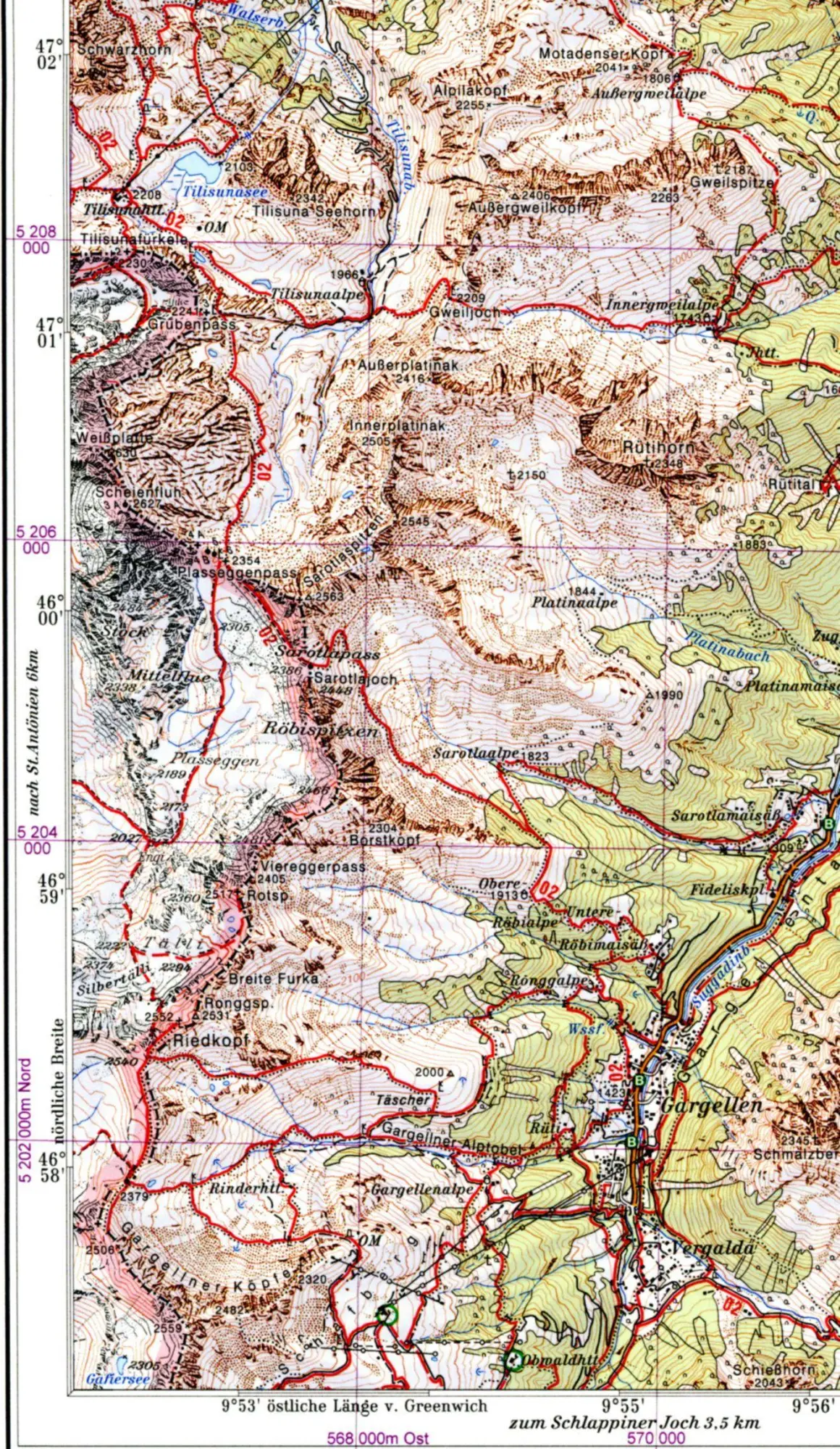 Bild: 9783948256166 | Verwallgruppe 1 : 50 000 | Deutscher Alpenverein | (Land-)Karte | 2022