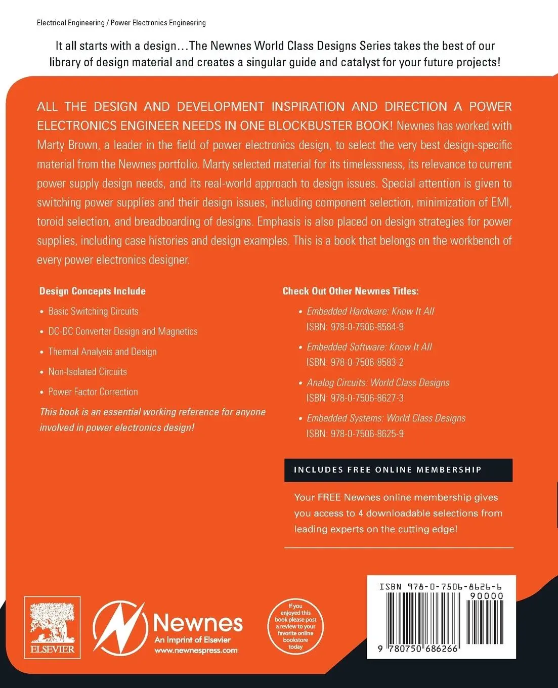 Rückseite: 9780750686266 | Power Sources and Supplies | Marty Brown | Taschenbuch | Englisch